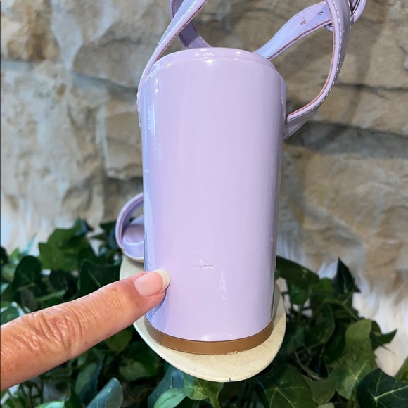 Mix No. 6 Dalison Lilac Patent Leather Block Heel Sandals - Size 6.5 - Picture 5 of 10